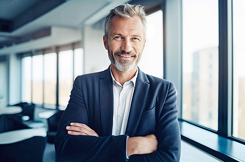 Business Portrait Mann Office On location Berlin Hamburg
