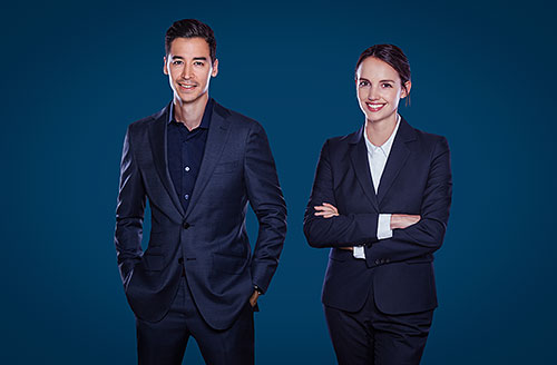 Business Portrait Mann Frau Studio Berlin Hamburg