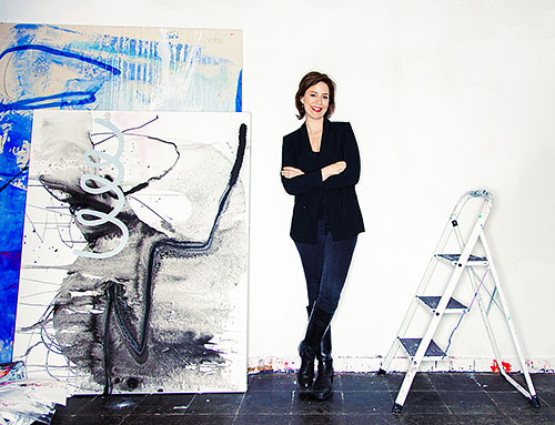 Business Portrait Frau Atelier On location Berlin Hamburg