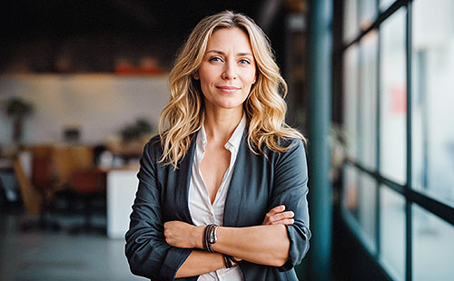 Business Portrait Frau Office On location Berlin Hamburg